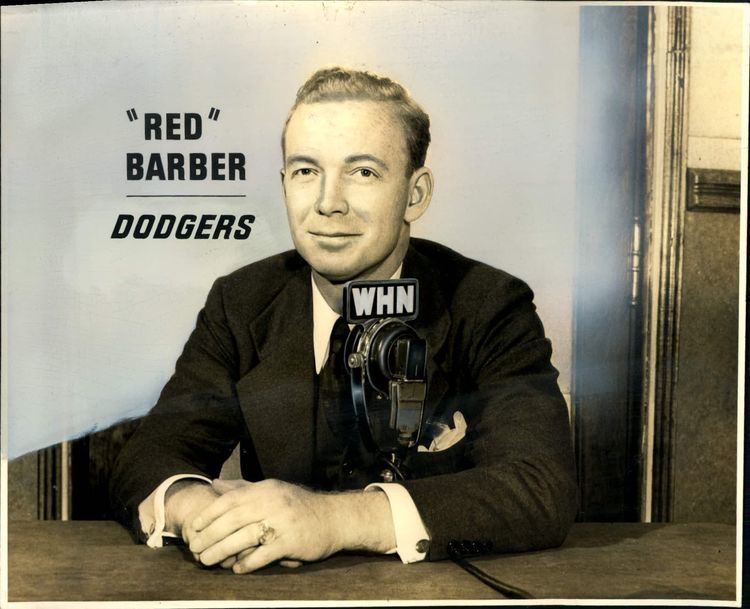 Red Barber Lot Detail 193945 Red Barber Brooklyn Dodgers