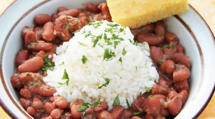Red beans and rice New OrleansStyle Red Beans amp Rice Recipes Camellia Brand