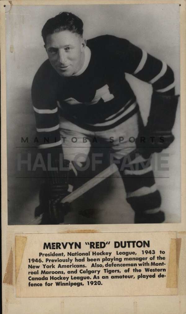 Red Dutton Honoured Members Database Manitoba Sports Hall of Fame