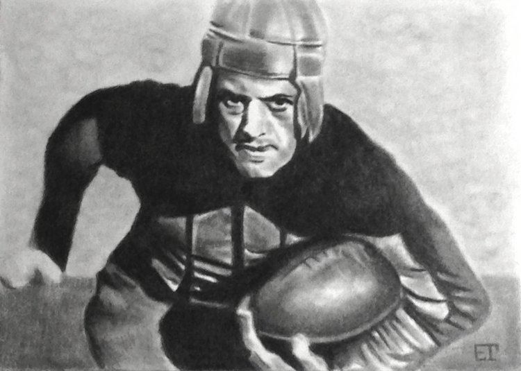 Red Grange Red Grange Chicago Bears Football Sketch Card by