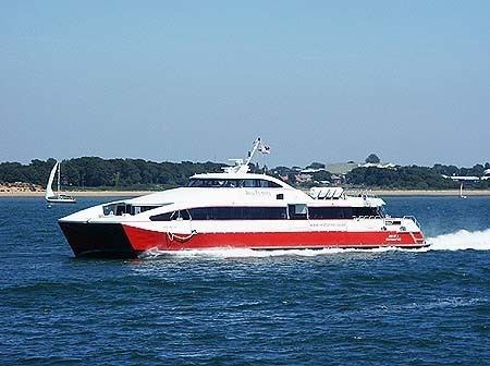 Red Jet 4 Red Funnel Red Jet 4 Fast Ferry Postcards