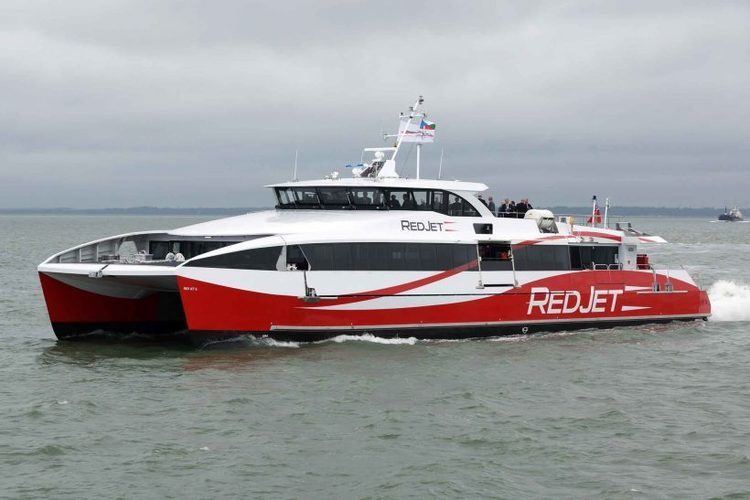 Red Jet 6 Royal naming for new craft Red Jet 6 Ships Monthly