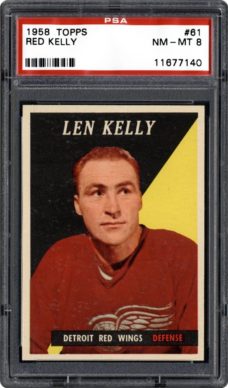 Red Kelly 1958 Topps Red Kelly PSA CardFacts