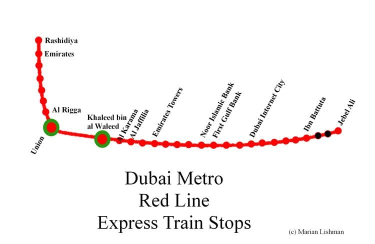 Red Line (Dubai Metro) Red Line Archives Dubai Metro Information