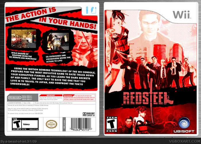 Red Steel vgboxartcomboxesWii27250redsteelpng