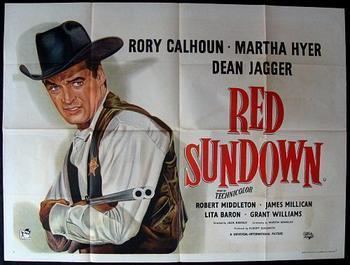 Red Sundown RED SUNDOWN ORIGINAL QUAD POSTER