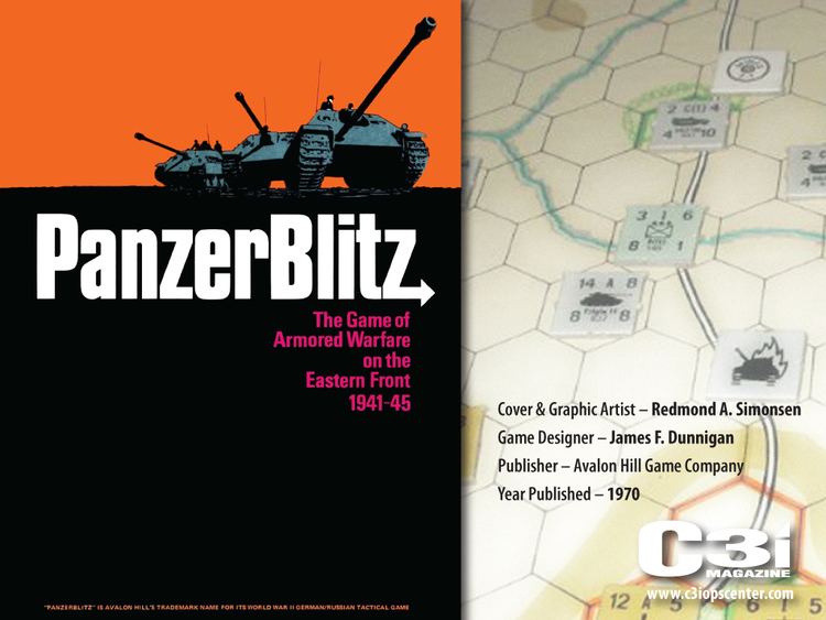 Redmond A. Simonsen PanzerBlitz Cover Art by Redmond A Simonsen 1970 C3i Ops Center