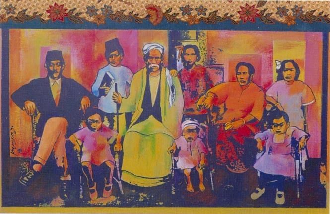 Redza Piyadasa The Haji Family by Redza Piyadasa