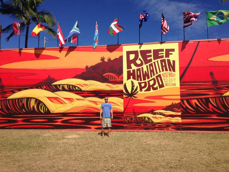 Reef Hawaiian Pro Artwork for the 2014 Reef Hawaiian Pro Abel Arts