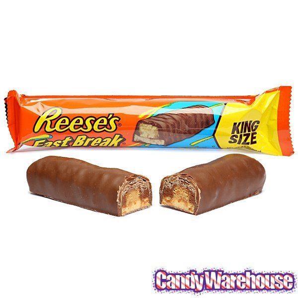 Reese's Fast Break Reese39s Fast Break King Size Candy Bars 18Piece Box