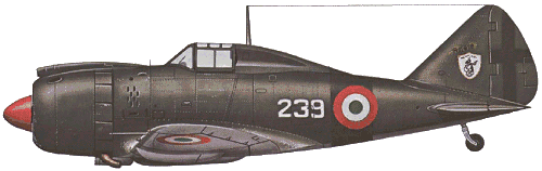 Reggiane Re.2002 Reggiane Re2002 Ariete II fighterbomber