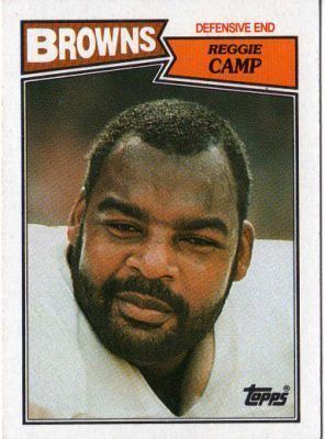 Reggie Camp CLEVELAND BROWNS Reggie Camp 88 TOPPS 1987 NFL American Football