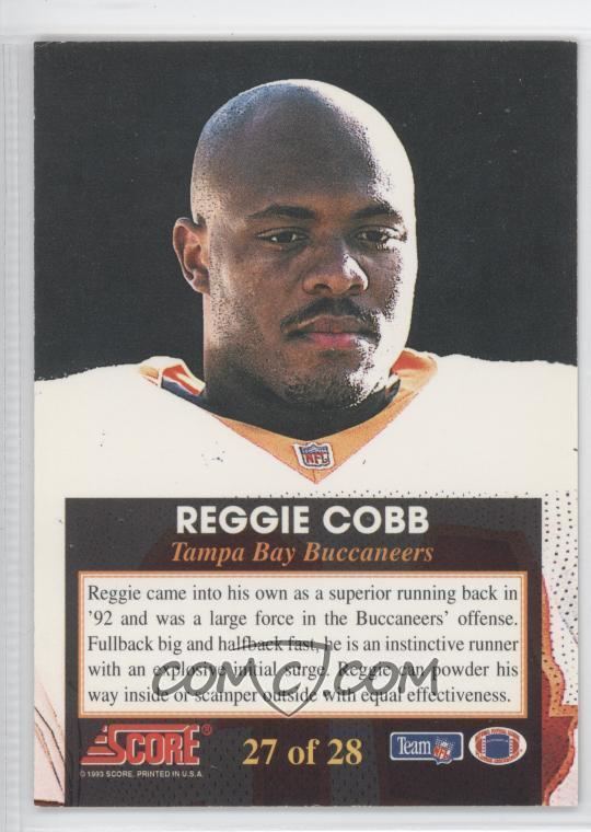Reggie Cobb 1993 Score The Franchise 27 Reggie Cobb COMC Card