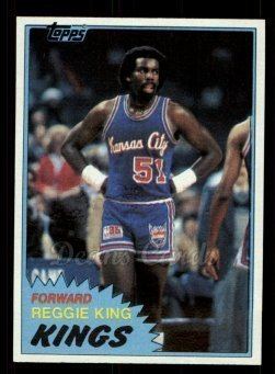 Reggie King Amazoncom 1981 Topps 95 MW Reggie King Sacramento KingsBskB