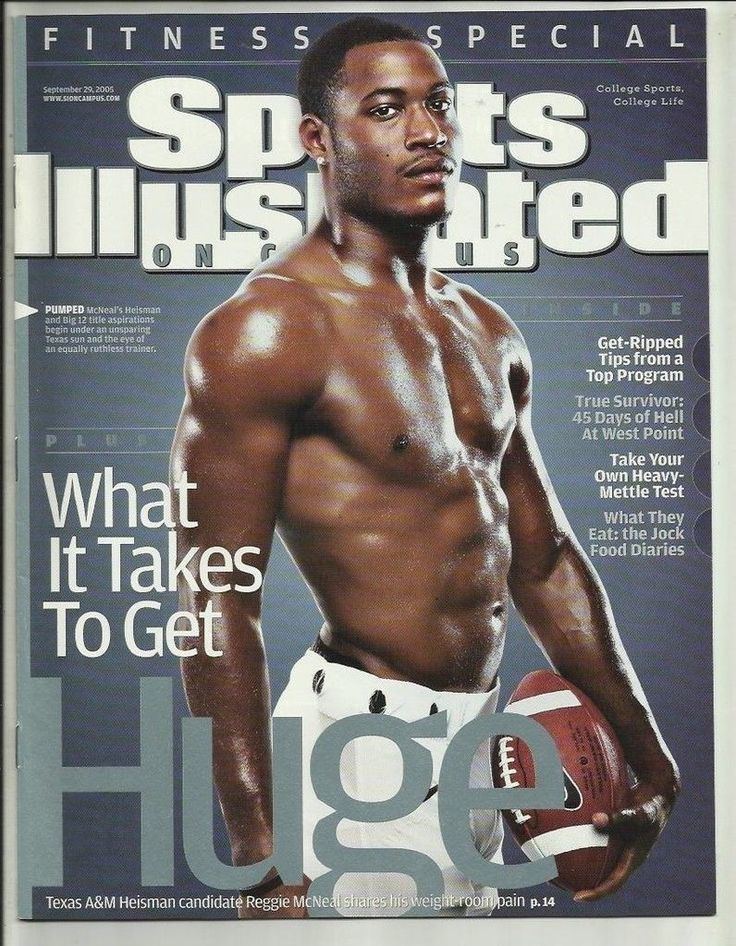 Reggie McNeal Sports Illustrated on Campus39 92905 cover featuring