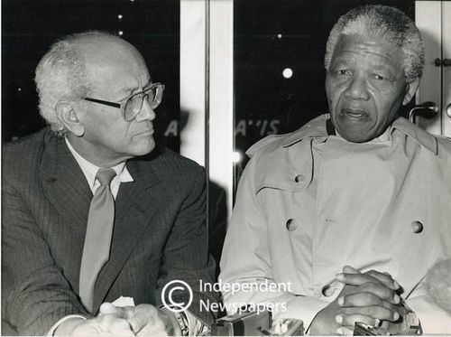 Reggie September Nelson Mandela and Reggie September Cape Town UCT Libraries
