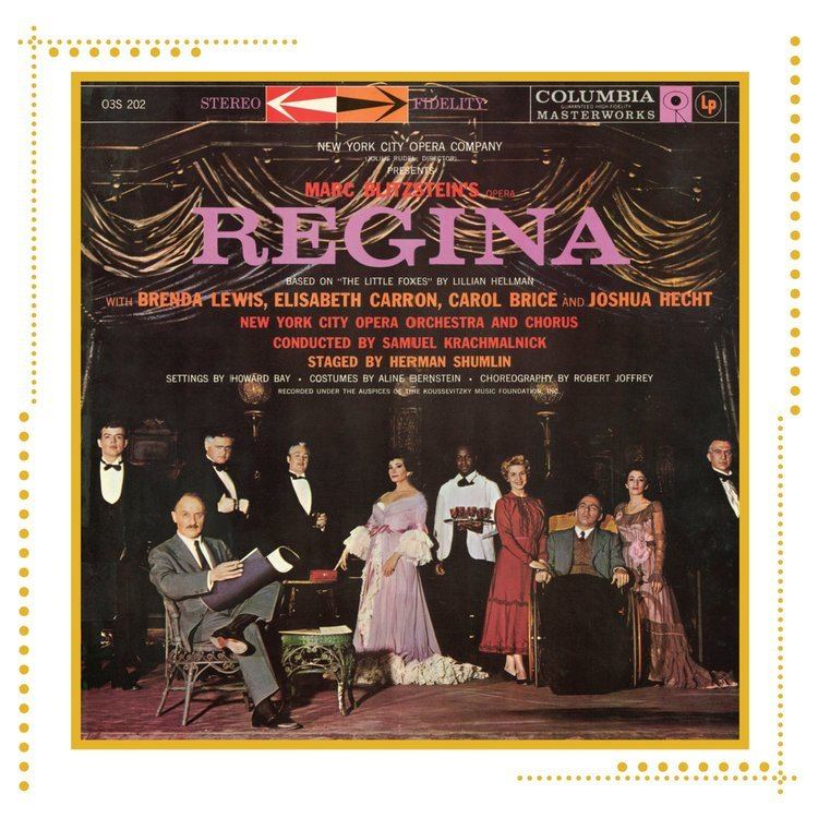 Regina (opera) cdnsmehostnetmasterworksbroadwaycom45pressprod