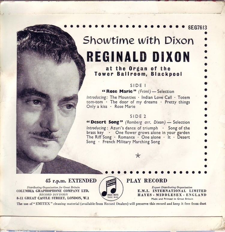 Reginald Dixon 45cat Reginald Dixon Showtime With Dixon Columbia UK