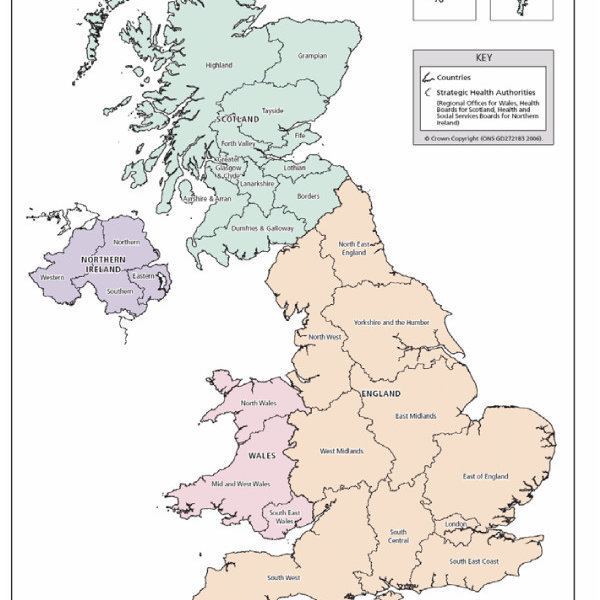 Map of Regions in UK. | Download Scientific Diagram