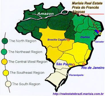 Regions of Brazil Banca de Estudo Regions of Brazil