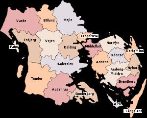 Regions of Denmark List of municipalities of Denmark Wikipedia