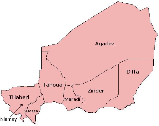 Regions of Niger