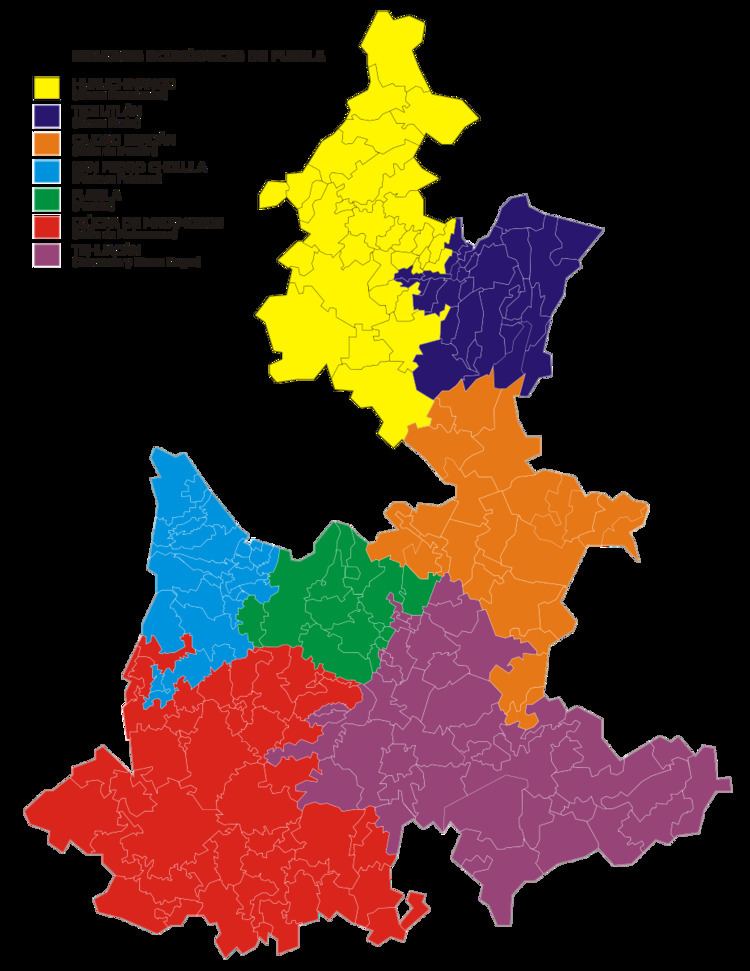Regions of Puebla