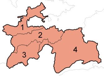 Regions of Tajikistan