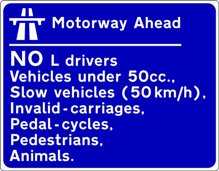 Regulation of motorcycle access on freeways