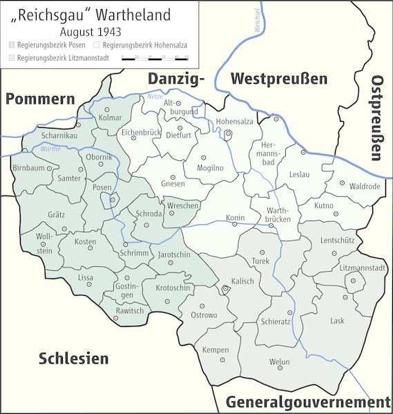 Reichsgau Reichsgau Wartheland OMELexikon Uni Oldenburg