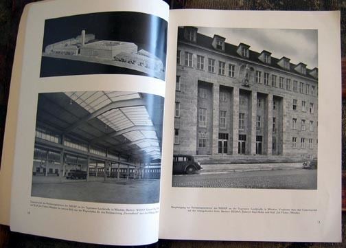 Reichszeugmeisterei excellent original 1938 photo book on Nazi buildings throughout Germany