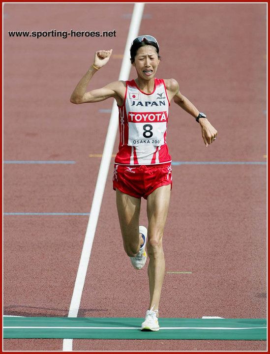 Reiko Tosa Reiko TOSA 2001 2007 World Championships Marathon medals Japan