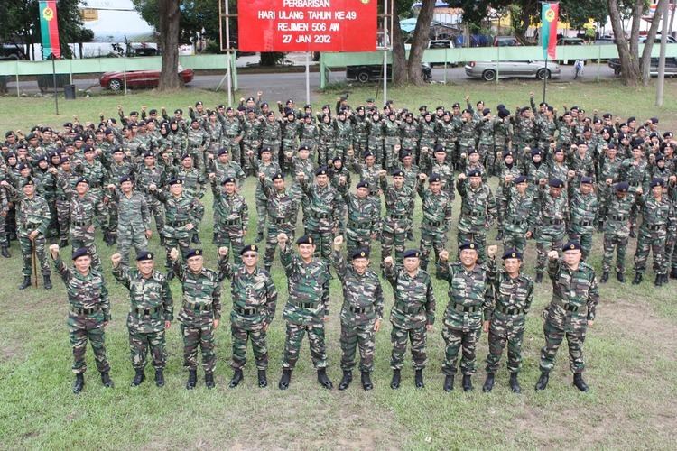 Rejimen Askar Wataniah ASKAR WATANIAH PKB Perbarisan Hari Ulang Tahun Rejimen 506 AW ke 49