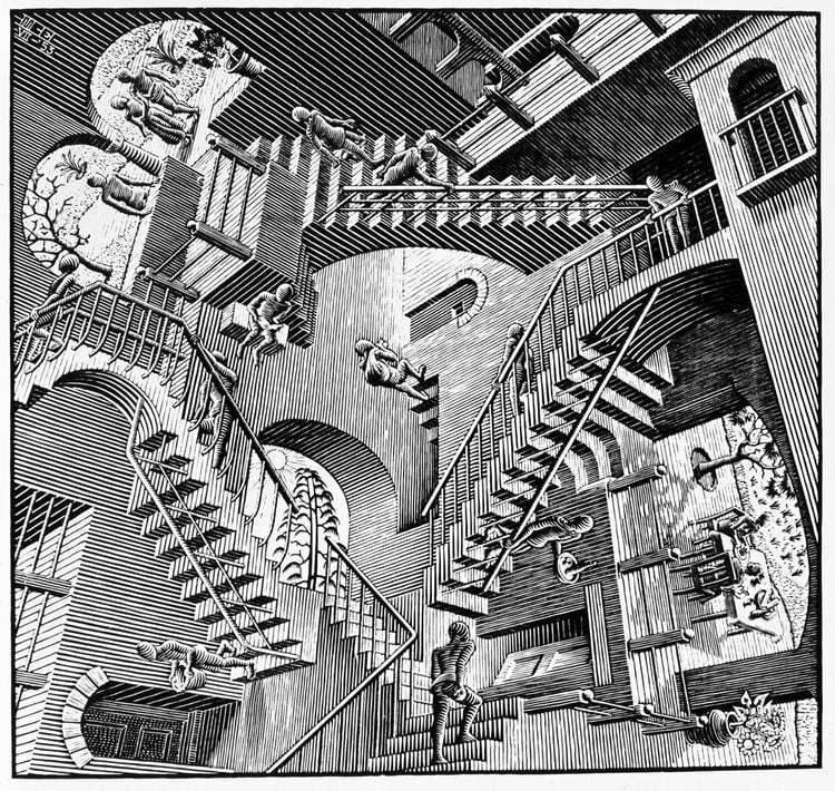 Relativity (M. C. Escher) Relatividad Relativity MC Escher 1953 39MC Escher Flickr