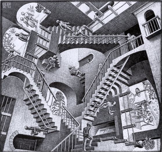 Relativity (M. C. Escher) Second Life Marketplace SALE M C Escher Relativity