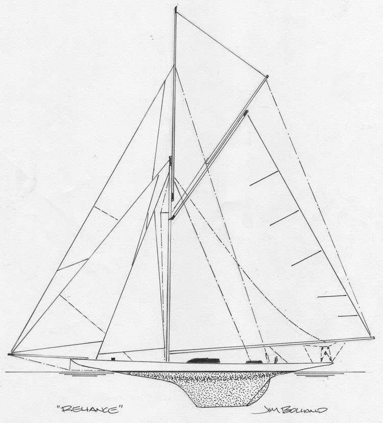Reliance (yacht) More On 39Reliance39 A Brush with Sail