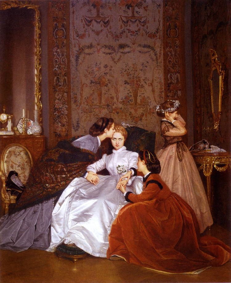 Reluctant Bride The Reluctant Bride 1866 Auguste Toulmouche WikiArtorg