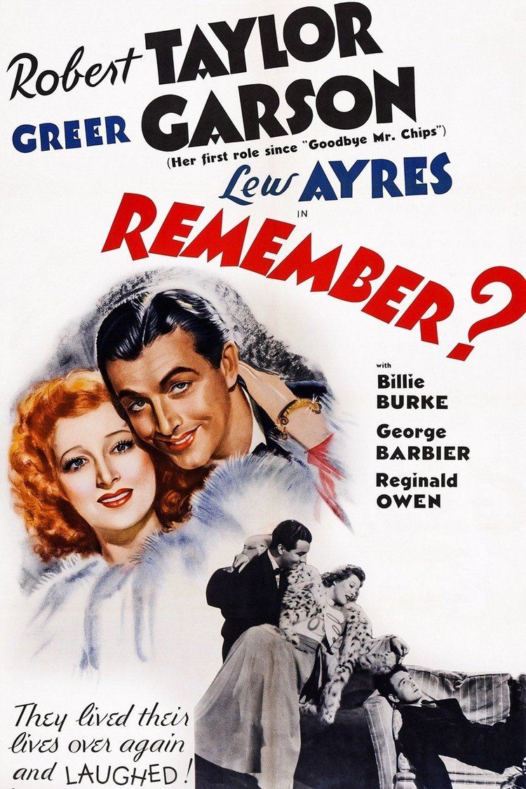 Remember? (1939 film) wwwgstaticcomtvthumbmovieposters1810p1810p