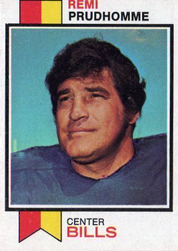 Remi Prudhomme BUFFALO BILLS Remi Prudhomme 313 TOPPS 1973 NFL American Football