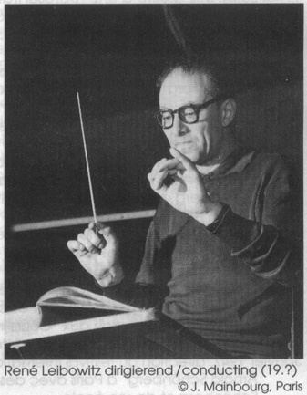 René Leibowitz Rene Leibowitz Conductor Composer Arranger Short Biography