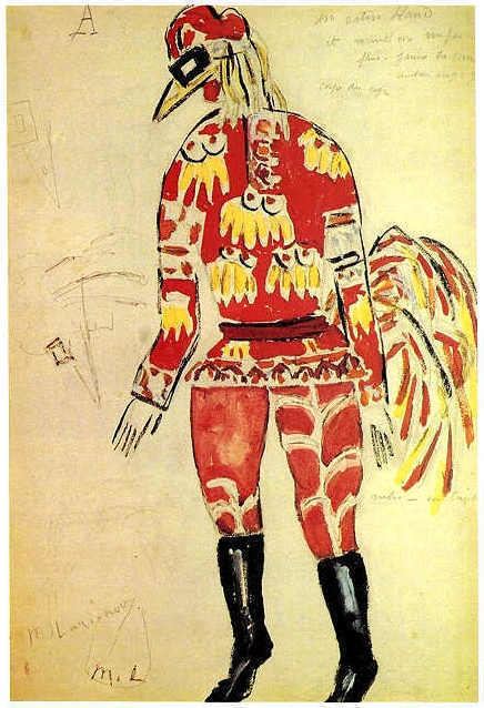 Renard (Stravinsky) 1922 Renard The Fox Set Design Ballets Russes The Red List
