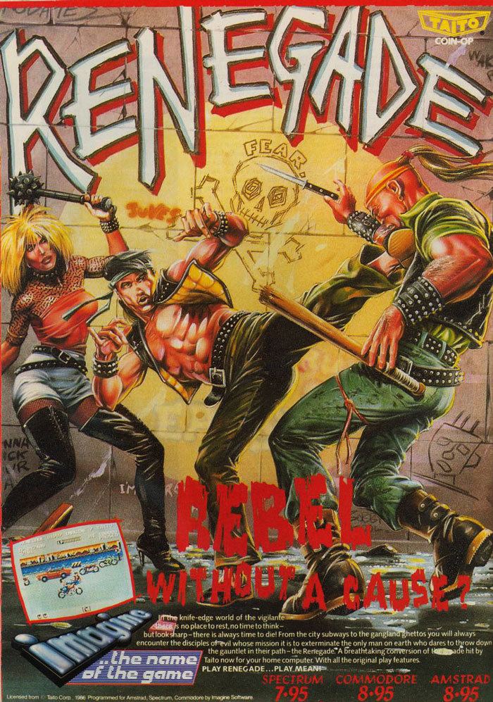 Renegade (video game) Video game art quotRenegadequot 1987 vandroid Movie posters VHS