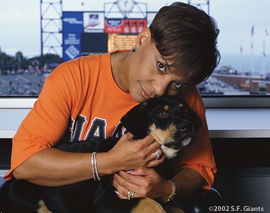 Renel Brooks-Moon A Look Back 2002 People and Pets SF Giants Photos