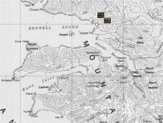 Rennell Sound Rennell Sound map with links to paintings bryanchubbca