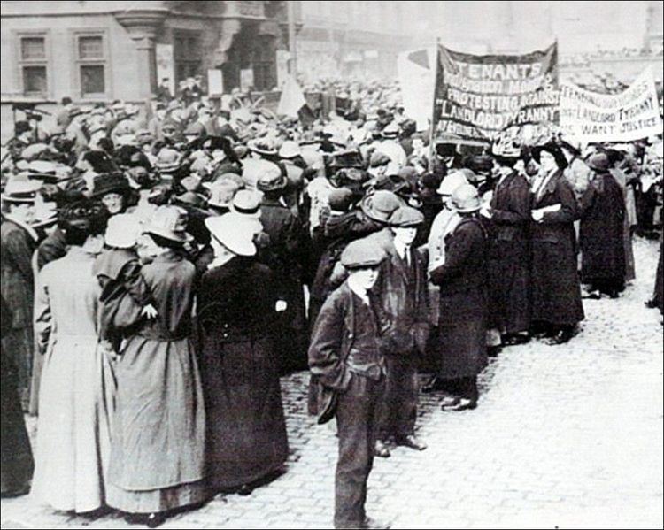 Rent strike Class War on the Homes Front The Glasgow Rent Strikes of 1915 Leftcom