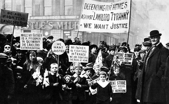 Rent strike Glasgow Rent Strike 100 years Women lead fight for decent housing