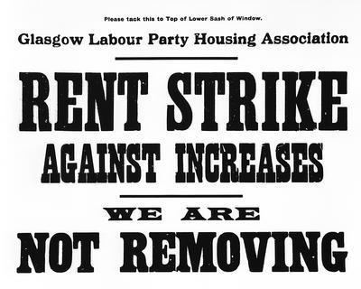 Rent strike 1915 Glasgow Rent Strike how workers fought and won over housing rs21