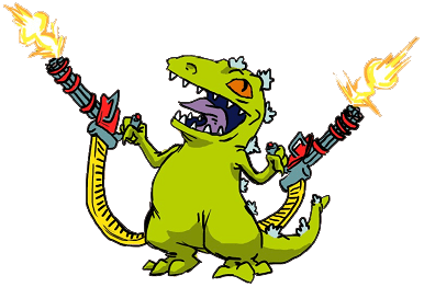 Reptar Composite Godzilla vs Reptar vs Barney Battles Comic Vine