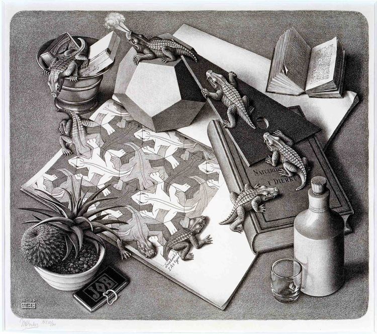 Reptiles (M. C. Escher) Visualistic MC Escher The genius
