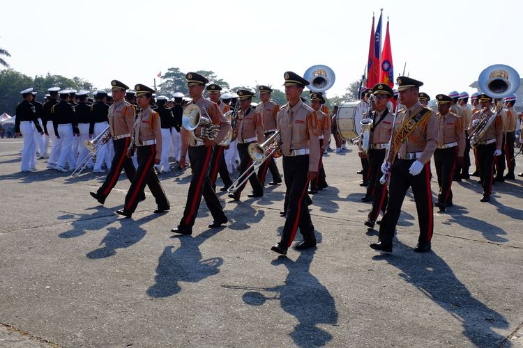 Republic of China Marine Corps FileRepublic of China Marine Corps Band Marching to Zuoying Naval